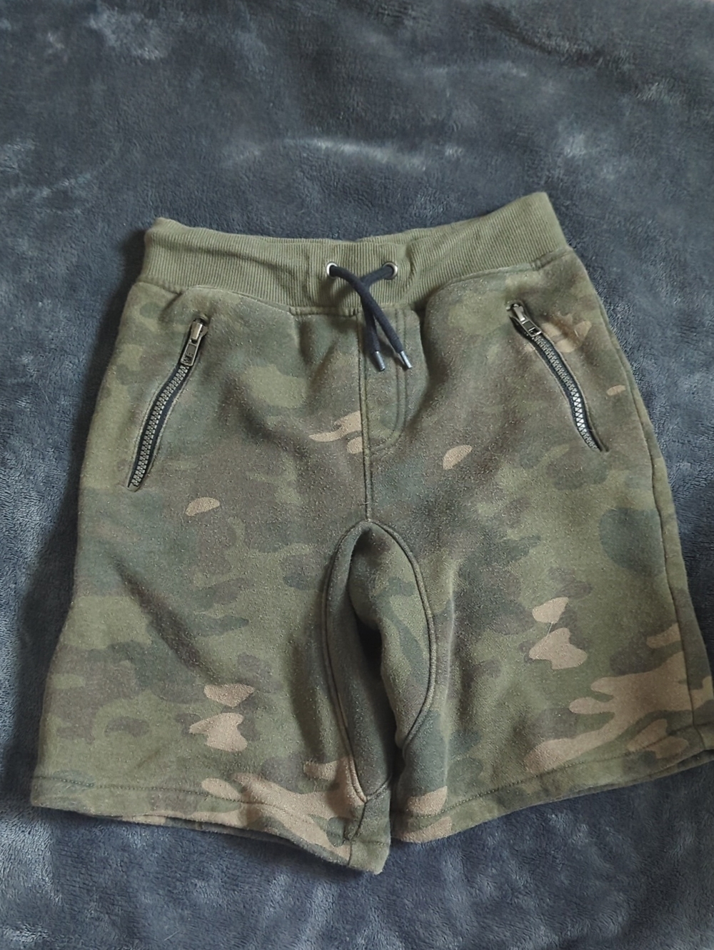 Crazy 8 Boys Camo Green Drawstring Shorts